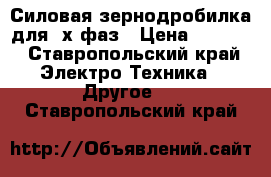 Силовая зернодробилка для 3х фаз › Цена ­ 8 000 - Ставропольский край Электро-Техника » Другое   . Ставропольский край